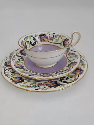 Buy Aynsley England Cup And Saucer Set Bone China Floral Pattern Teacup Saucer Plate • 28.99£