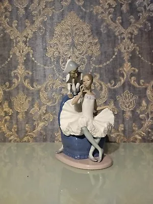 Buy Nao By Lladro Retired Harlequin & Ballerina A Dream Come True 384 Figurine Large • 190£