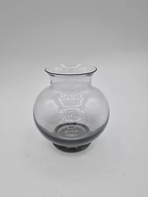 Buy Vintage Wedgewood Smokey Glass Orson Vase • 14.99£