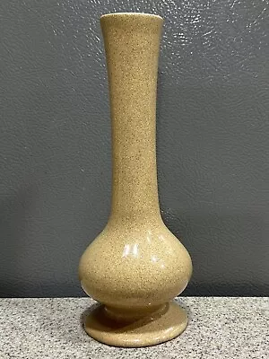 Buy Vintage 1977 Haeger Pottery Teleflora Mottled Gold Glossy 8” Bud Vase In EUC • 17.26£