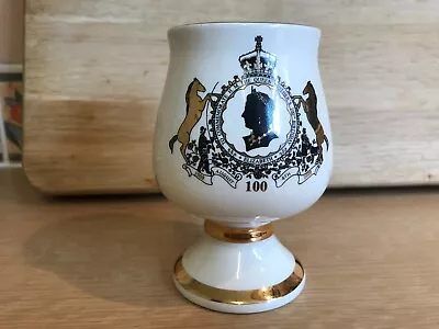 Buy Prinknash Pottery Mug- To Commemorate The Queen Mother's 100 Birthday - Balmoral • 15£