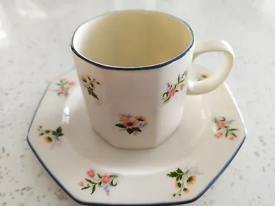 Buy Wedgwood Coffee/Espresso/Tea Cup And Saucer Ivory China  Springtime  • 9.25£