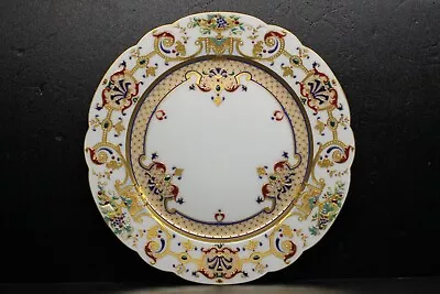Buy KPM Berlin Art Nouveau Plate With Colorful Enamel Jewels, Jugendstil • 2,316.32£
