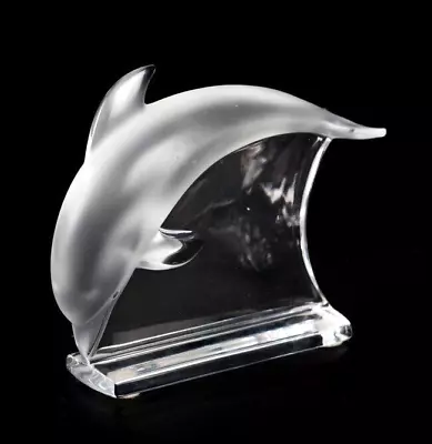 Buy Lalique Dolphin  Signed  X Display In Our Shop -super Gifts/investments Boxed • 375£
