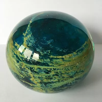 Buy Beautiful Mdina Natural Swirling Design Glass Paperweight Ornament • 7£