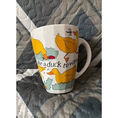 Buy Duchess Fine Bone China Mug ‘Like A Duck To Water’ Yellow Duck Mug • 13.99£
