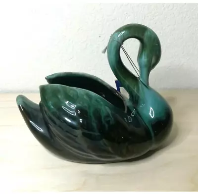 Buy Vintage Blue Mountain Pottery Canada Elegant Swan Dish Planter  • 16.04£