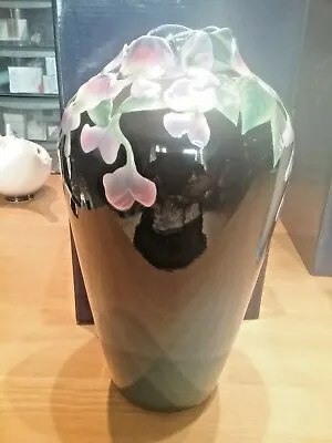 Buy Franz Porcelain Rare Wisteria Collection Large 12  Vase Mint In Box • 139.95£