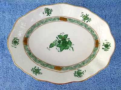 Buy Vintage Herend Hvngary Green Chinese Bouquet Small Oval Vegetable Dish Bowl 1213 • 47.44£