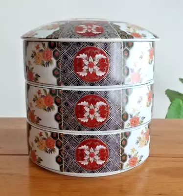 Buy Arita Ware Japanese Traditional Jubako Old Imari Lacquered Bento Boxes Flower • 48.67£