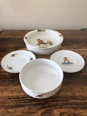 Buy RARE VINTAGE HARRY HANCOCK TUNSTALL Tom Tom The Pipers Son CHILDS FEEDING BOWL • 24.99£