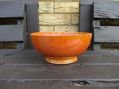 Buy Moorcroft  Pottery . Early Burslem  Bowl With A  Orange Luster Finish A/f • 15£