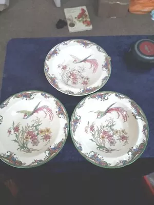 Buy 3 Rare Vintage Anthea Dessert Bowls By MINTON (RED1) • 8£