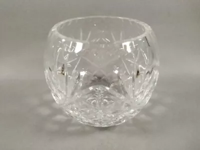 Buy Small Royal Doulton Cut Glass Crystal Round Globe Ball  Bowl Vase  • 23.99£