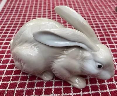 Buy Ceramic Rabbit Hare Figurine Beige • 5£