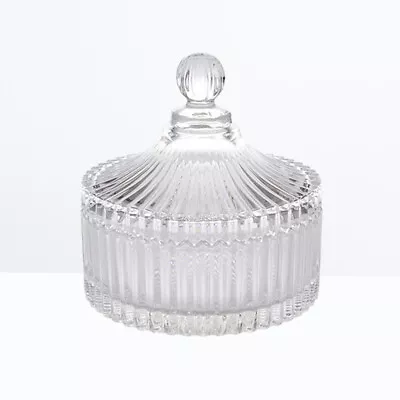 Buy Crystal Snacks Stoage Jar Tea Tin Canister Crystal Jewelry Holder • 25.79£