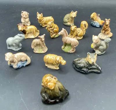 Buy Wade Whimsie Animal Bundle X 16 Various China Miniatures Collectable Critters • 22.78£