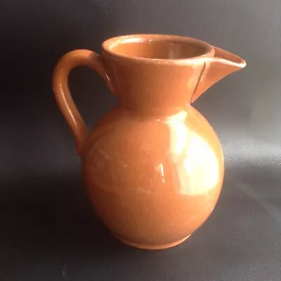 Buy Antique Terracotta Watcombe England Pottery Glazed Terracotta Jug / Rustic Vase • 14.70£
