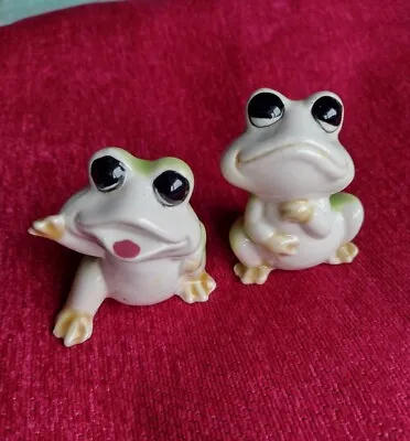 Buy Ceramic Frogs Pair Vintage  • 9.49£