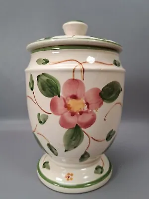 Buy Vintage Pink Green Hand Painted Lidded Jar Wemyss Ware ? Ceramics • 49.99£