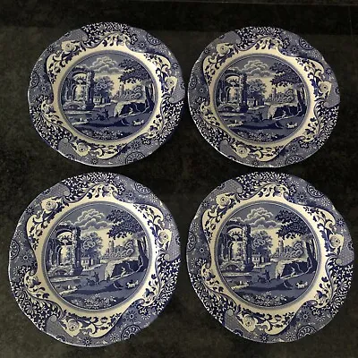 Buy Spode Blue Italian 10.5’ Dinner Plates X 4 New! • 64£