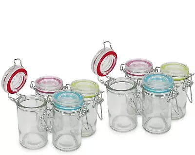 Buy New Set Of 12 60ml Airtight Lid Seal Food Spice Storage Kitchen Glass Jars Pots • 5.99£