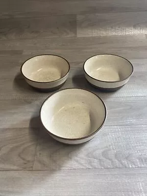 Buy Vintage Denby Potters Wheel Parchment Bowl Dish Serving Stoneware MCM 13.5cm • 12.99£