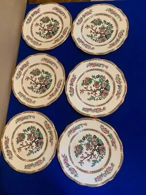 Buy Duchess Indian Tree Tea Plates Bone China Side Plates X 6 21cm • 15£