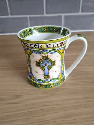 Buy Irish Weave Bone China Celtic Cross Mug. Vgc  • 14£