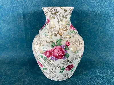 Buy James Kent England Rambler Rose Floral Chintz 5  Vase • 18.85£
