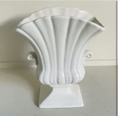 Buy Shorter & Sons White Pottery Mantel Vase • 45£