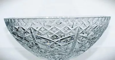 Buy Stunning THOMAS WEBB Lead Crystal Cut Glass Decorative Centrepiece Bowl - 25cm • 25£