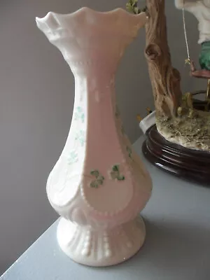 Buy Belleek Shamrock Vase. 7 Inches Tall • 5.95£