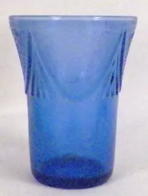 Buy Blue Royal Lace Tumbler Depression Glass 5 Oz. Hazel Atlas Vintage Nice #1 • 61.74£