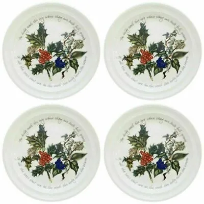 Buy Portmeirion The Holly And The Ivy Salad Plates X 4 NEW • 60£