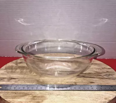 Buy Vintage PYREX Bowl Round Mixing 1 1/2 QT #023 With Handles Made In U.S.A. • 15.36£