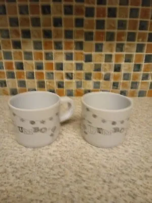 Buy D IS FOR DUMBO Childrens Coffee Cup Mug WALT DISNEY 7.5CM DIAM X 6.5CM HIGH PAIR • 9.99£