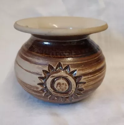 Buy Purbeck Pottery Eddie Goodall Stoneware Mid Century Studio Vase Signed • 25£