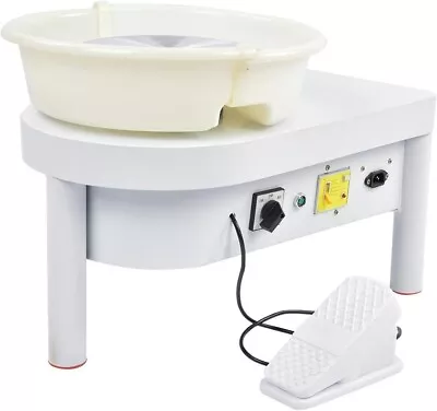 Buy 9.8 Inch/25cm Electric Ceramic Pottery Wheel Forming Machine Foot Pedal 350w • 134.99£