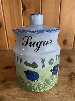 Buy Vintage Price Kensington Potteries Sugar Jar Sheep Farmhouse Hand Painted • 16.99£