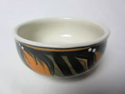 Buy Alvingham Pottery Decorative Orange Bowl '74 With Abstract Design And 3D Dots • 14£