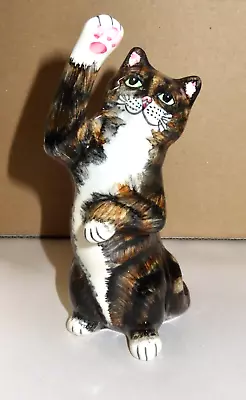 Buy Babbacombe Pottery Small Kitten Paw Raised - Black & Ginger Tortoiseshell • 30£