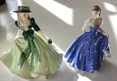 Buy 2 Lovely Royal Worcester Figurines, Isabelle 2008, Holly 2005 • 25£