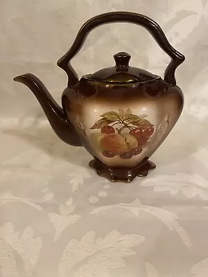 Buy Vintage Oldcourt Ware Teapot With Fruit Design Excellent Condition • 19.99£