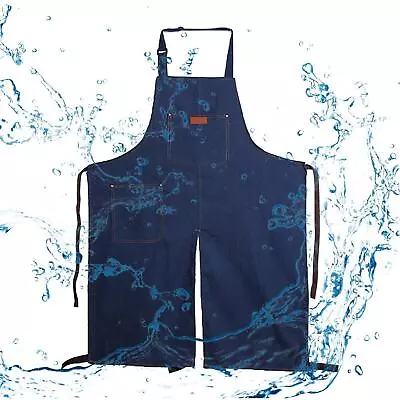 Buy Pottery Split Leg Apron Lightweight Hanging Neck For Pottery Cooking • 10.54£
