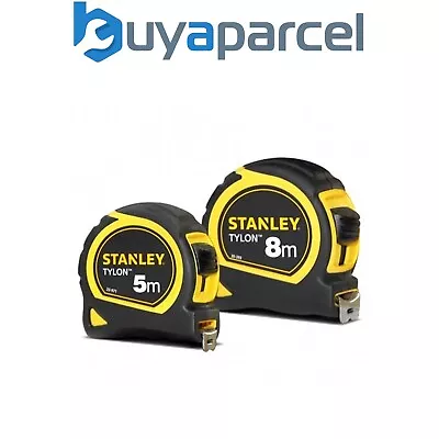 Buy Stanley Tylon Tape Measures 8m 26ft 5m 16ft Metric Imperial STA130656 STA130696 • 13.65£