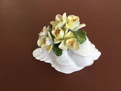 Buy Small Ansley Fine Bone China January Jasmine Birthday Floral Bouquet In Shell • 5.99£