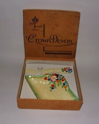 Buy Crown Devon Preserve Dish & Knife In Original Box • 25£