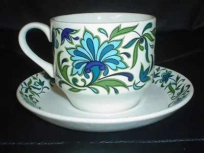 Buy Midwinter Staffordshire SPANISH GARDEN By Jessie Tait Teacup And Saucer • 8.99£
