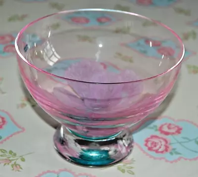 Buy Caithness Glass Tranquility Magnolia Pink Flower Bowl, 16cms, • 24.99£
